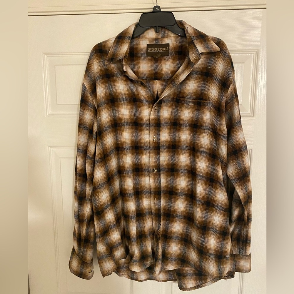 Men’s Outdoor Casuals XL flannel shirt